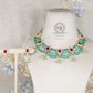 925 silver Natural Emerald Designer Necklace Jewelry