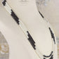 Natural Black Spinel & Rainbow Moonstone Gemstone Beads Necklace