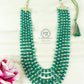 Natural Green Onyx Gemstone Beads Necklace Jewelry