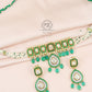 Designer Green Pure Silver Necklace Jewellery