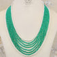 Natural Green Onyx Gemstone Beads Necklace Jewelry