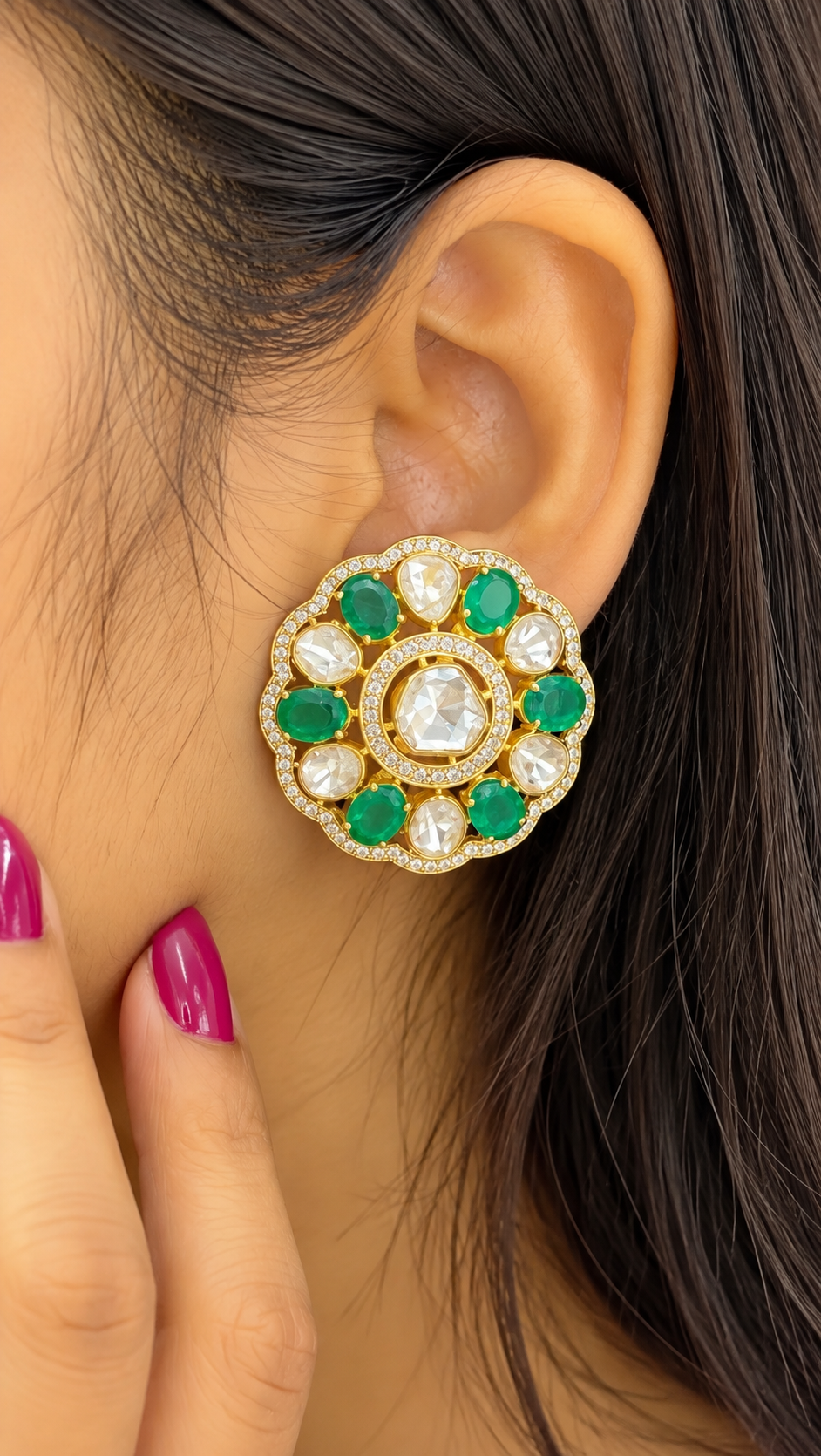 14kt Hallmarked Gold Earring