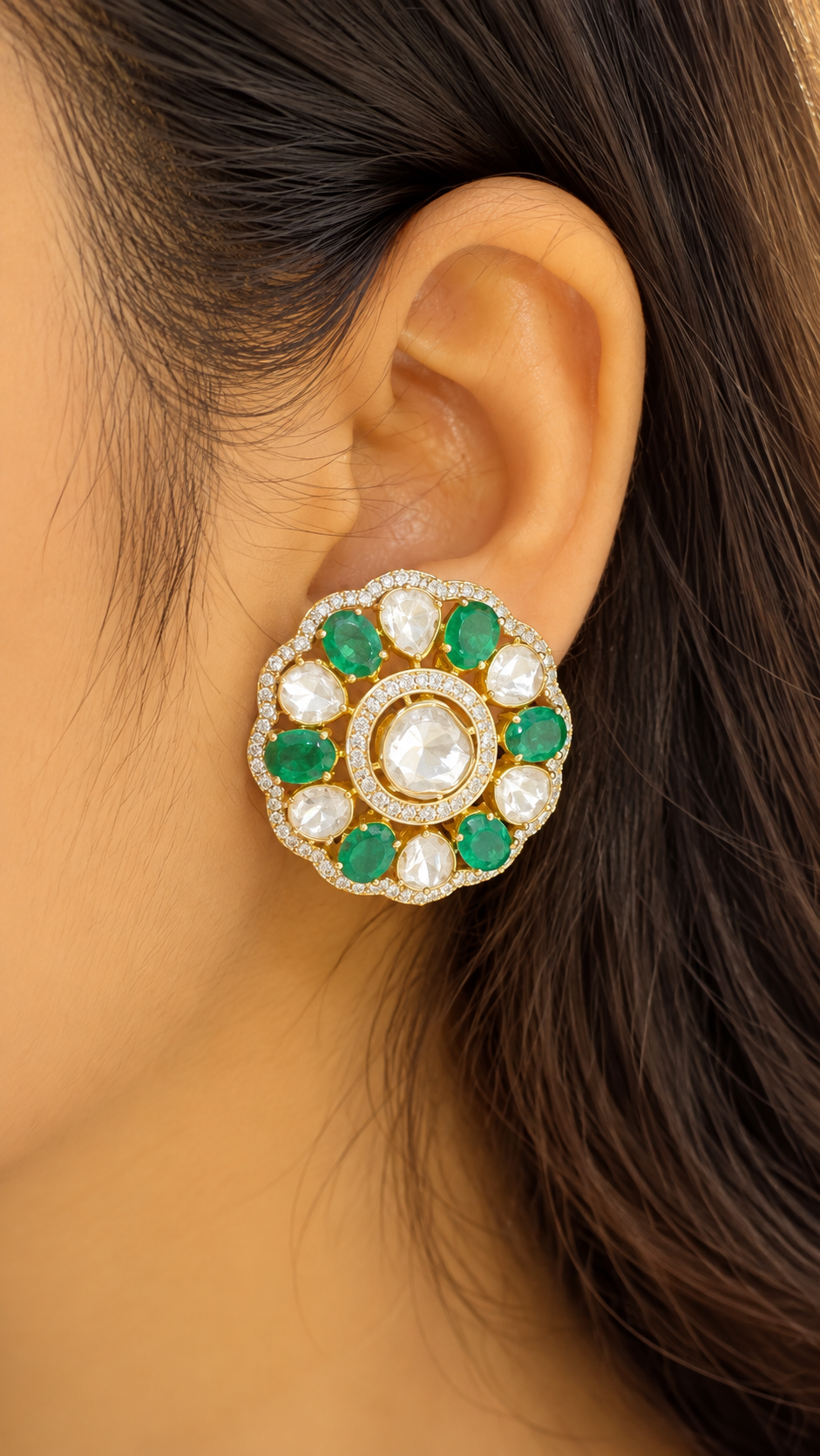 14kt Hallmarked Gold Earring