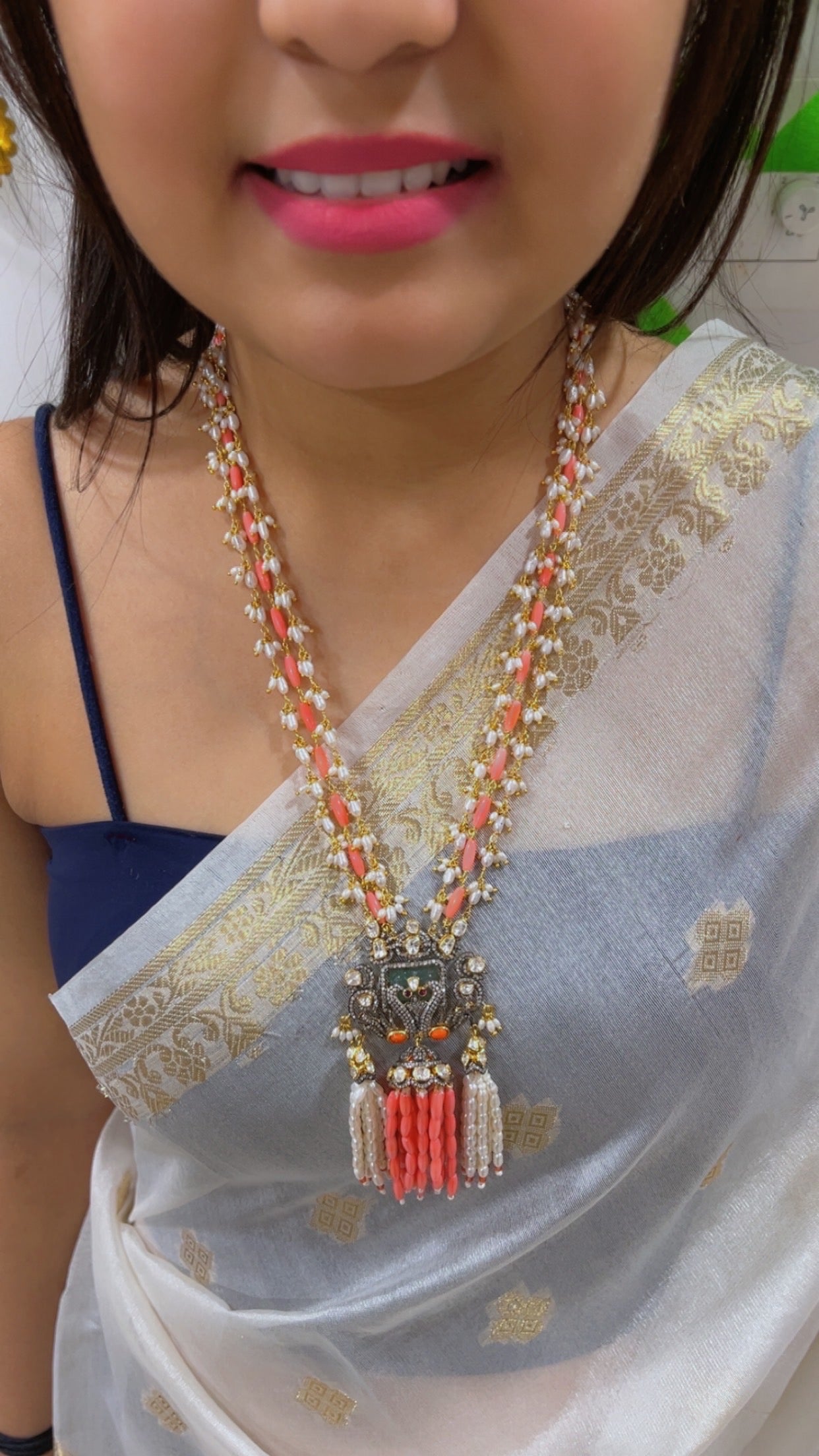 18k Hallmarked Gold Jewelry with Natural Certified Diamond Polki