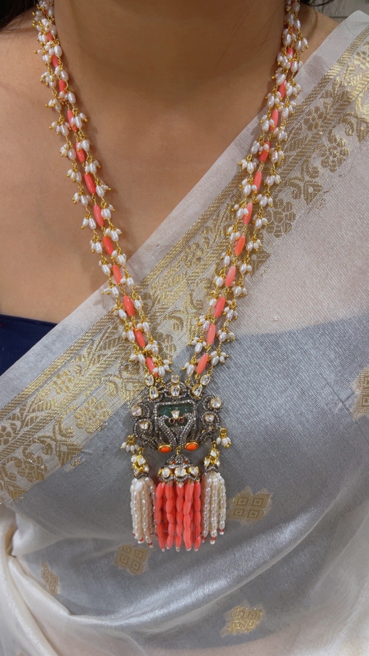 18k Hallmarked Gold Jewelry with Natural Certified Diamond Polki