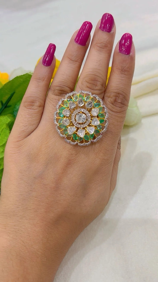 Designer 14K Gold Hallmarked  Ring