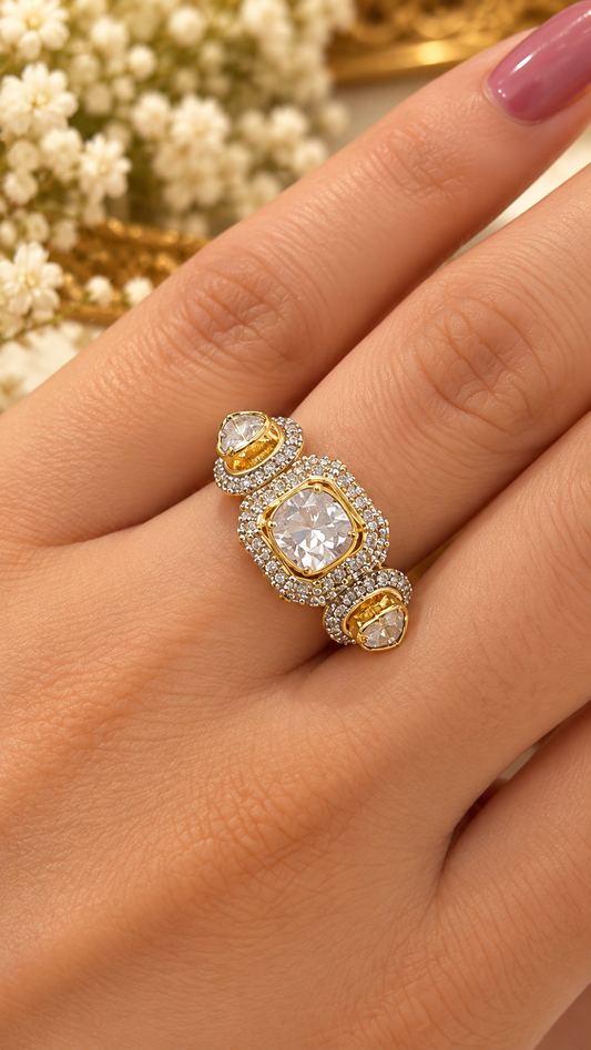 Designer 14K Gold Hallmarked  Ring