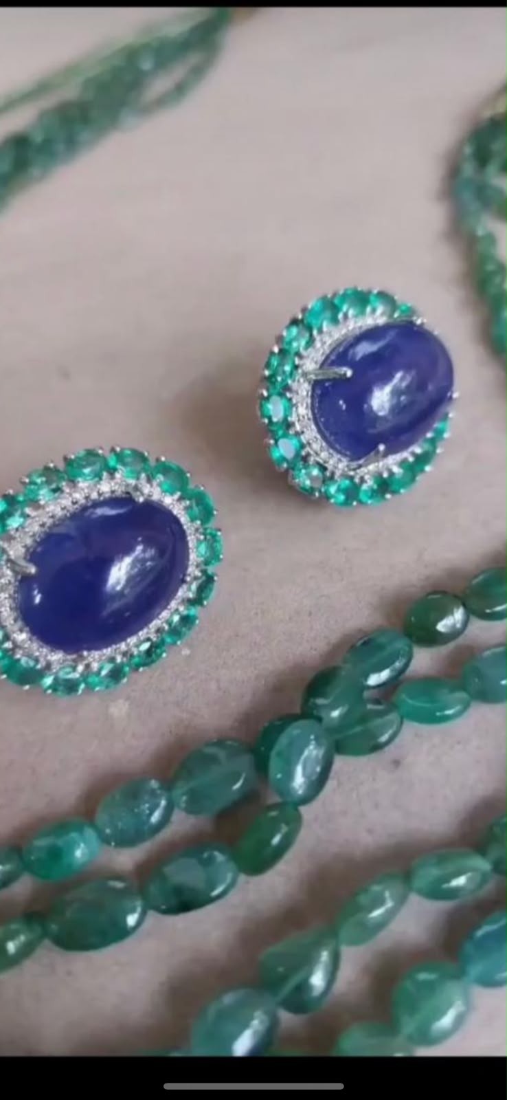 Reserve for Anupa Tanzanite earrings