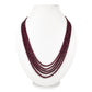 Natural Pink Tourmaline Gemstone Rondelle Faceted Beads Necklace